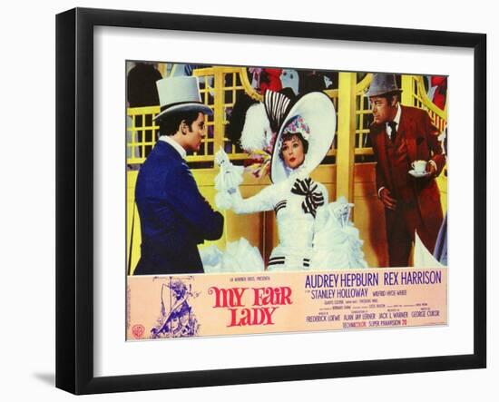 My Fair Lady, Italian Movie Poster, 1964-null-Framed Art Print