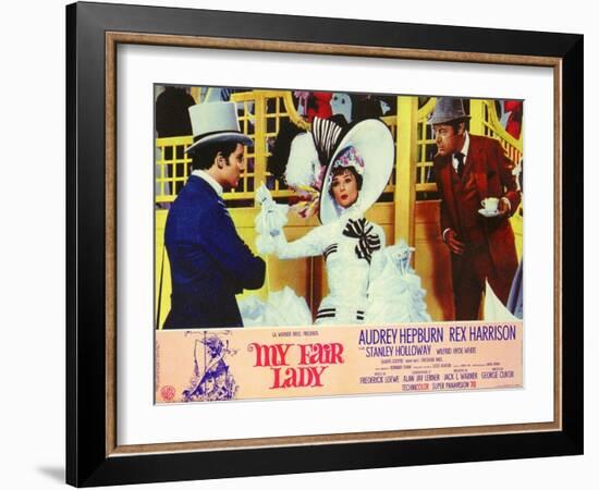 My Fair Lady, Italian Movie Poster, 1964-null-Framed Art Print