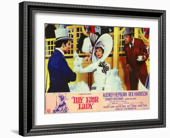 My Fair Lady, Italian Movie Poster, 1964-null-Framed Art Print