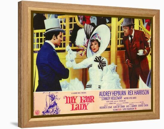 My Fair Lady, Italian Movie Poster, 1964-null-Framed Stretched Canvas