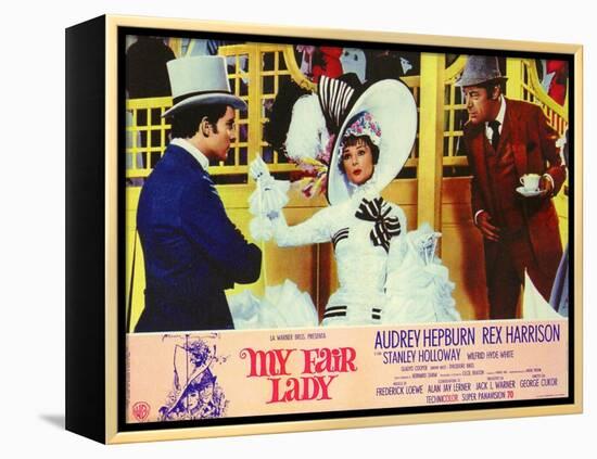 My Fair Lady, Italian Movie Poster, 1964-null-Framed Stretched Canvas