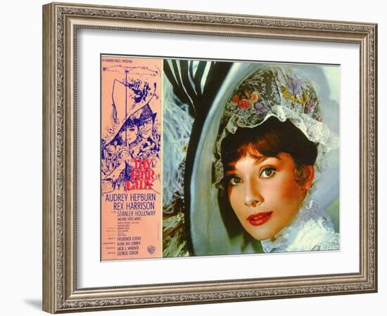 My Fair Lady, Italian Movie Poster, 1964-null-Framed Art Print