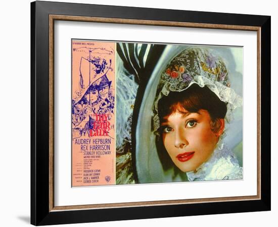 My Fair Lady, Italian Movie Poster, 1964-null-Framed Art Print