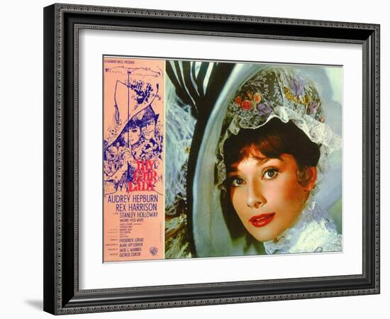 My Fair Lady, Italian Movie Poster, 1964-null-Framed Art Print