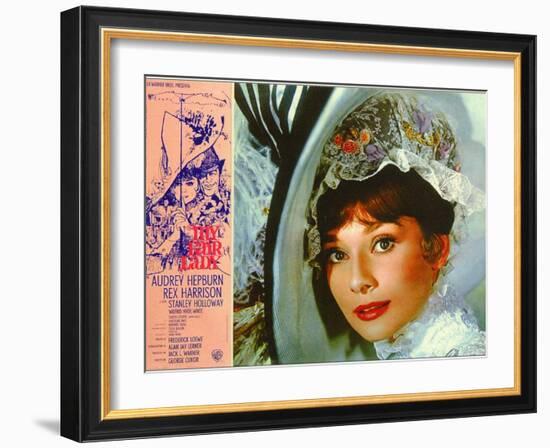 My Fair Lady, Italian Movie Poster, 1964-null-Framed Art Print