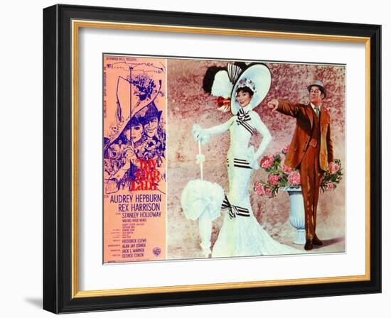 My Fair Lady, Italian Movie Poster, 1964-null-Framed Art Print