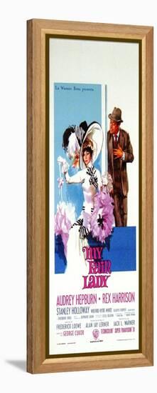 My Fair Lady, Italian Movie Poster, 1964-null-Framed Stretched Canvas