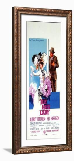 My Fair Lady, Italian Movie Poster, 1964-null-Framed Art Print