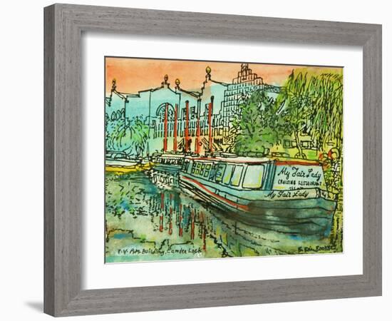 My Fair Lady' on the Regents Canal-Brenda Brin Booker-Framed Giclee Print