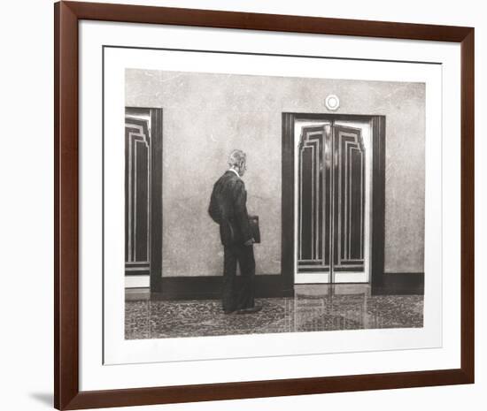 My Father in the Empire State Building-Max Ferguson-Framed Collectable Print