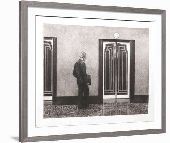 My Father in the Empire State Building-Max Ferguson-Framed Collectable Print