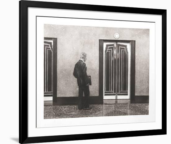 My Father in the Empire State Building-Max Ferguson-Framed Collectable Print