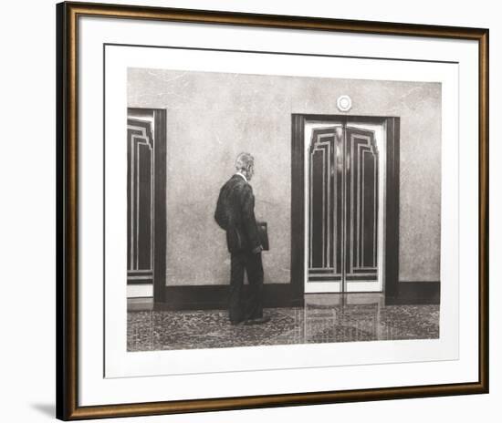 My Father in the Empire State Building-Max Ferguson-Framed Collectable Print