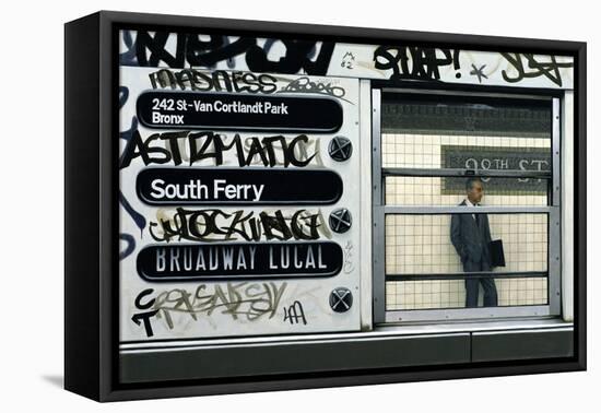 My Father in the Subway III, 1982-Max Ferguson-Framed Premier Image Canvas