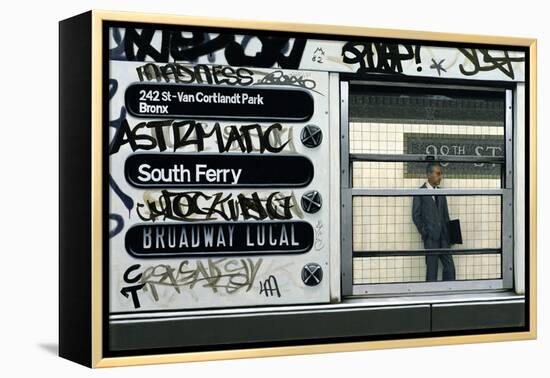 My Father in the Subway III, 1982-Max Ferguson-Framed Premier Image Canvas