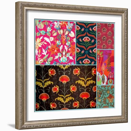 MY FAVORITE COLLAGE HAPPY-Linda Arthurs-Framed Giclee Print