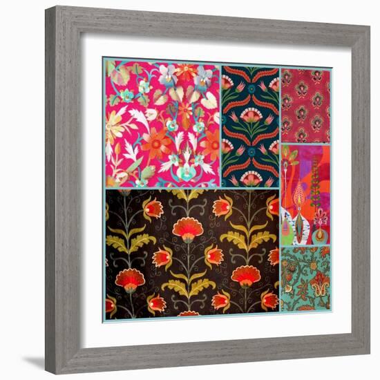 MY FAVORITE COLLAGE HAPPY-Linda Arthurs-Framed Giclee Print