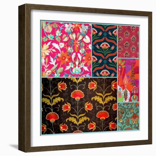 MY FAVORITE COLLAGE HAPPY-Linda Arthurs-Framed Giclee Print