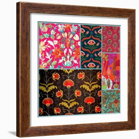 MY FAVORITE COLLAGE HAPPY-Linda Arthurs-Framed Giclee Print