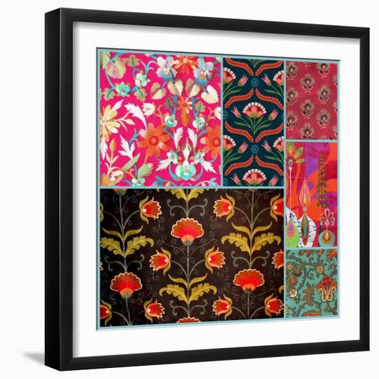 MY FAVORITE COLLAGE HAPPY-Linda Arthurs-Framed Giclee Print