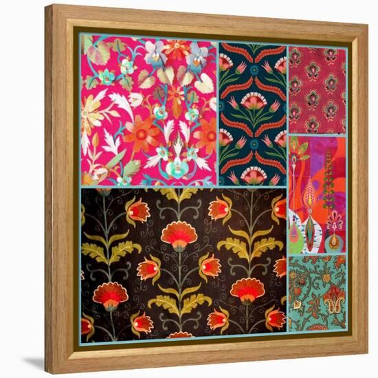 MY FAVORITE COLLAGE HAPPY-Linda Arthurs-Framed Premier Image Canvas