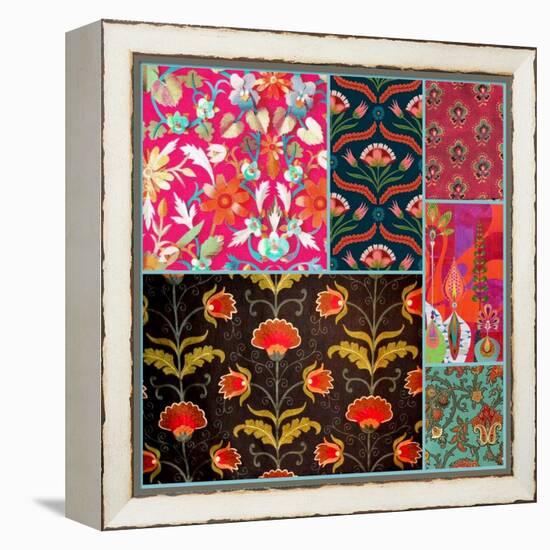 MY FAVORITE COLLAGE HAPPY-Linda Arthurs-Framed Premier Image Canvas