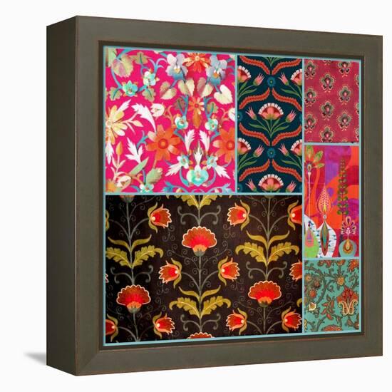 MY FAVORITE COLLAGE HAPPY-Linda Arthurs-Framed Premier Image Canvas