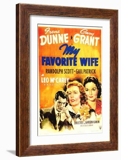 My Favorite Wife, 1940-null-Framed Art Print