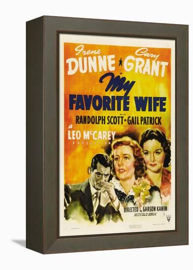 My Favorite Wife, 1940-null-Framed Premier Image Canvas