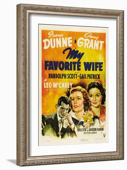 My Favorite Wife, 1940-null-Framed Giclee Print