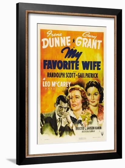 My Favorite Wife, 1940-null-Framed Giclee Print