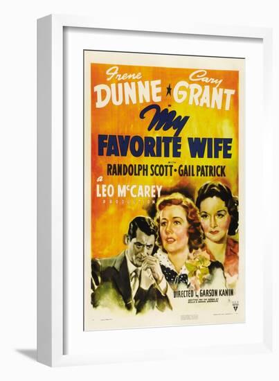 My Favorite Wife, 1940-null-Framed Giclee Print