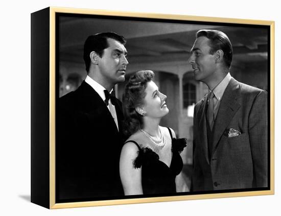 My Favorite Wife, Cary Grant, Irene Dunne, Randolph Scott, 1940-null-Framed Stretched Canvas