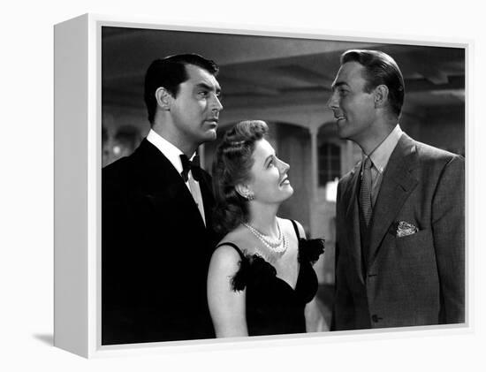 My Favorite Wife, Cary Grant, Irene Dunne, Randolph Scott, 1940-null-Framed Stretched Canvas