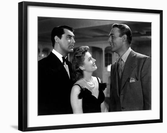 My Favorite Wife, Cary Grant, Irene Dunne, Randolph Scott, 1940-null-Framed Photo