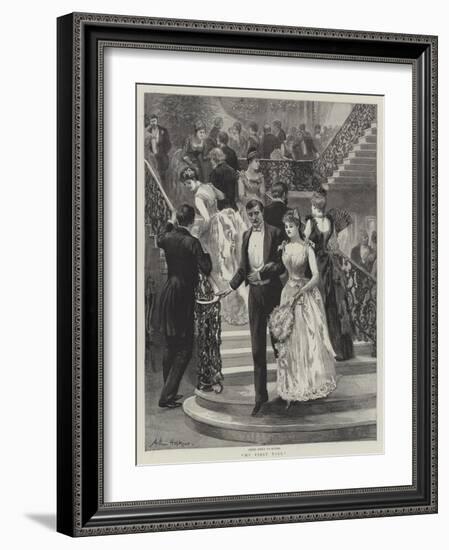 My First Ball-Arthur Hopkins-Framed Giclee Print