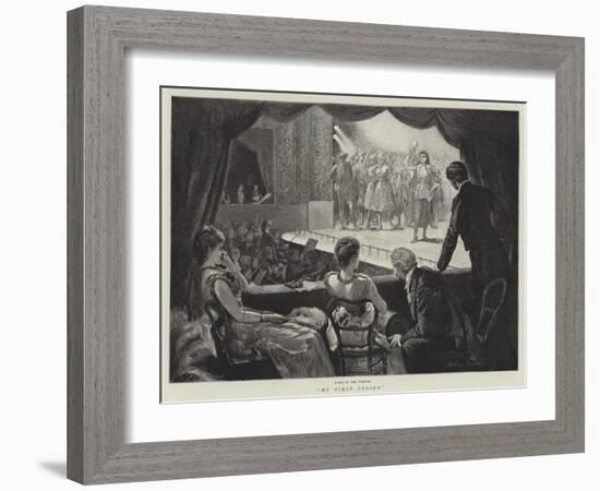 My First Season-Arthur Hopkins-Framed Giclee Print