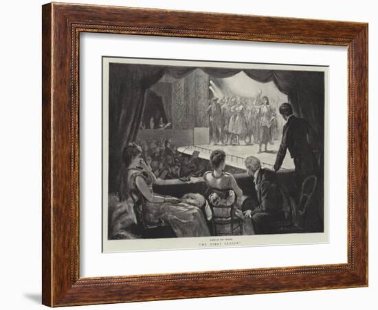 My First Season-Arthur Hopkins-Framed Giclee Print