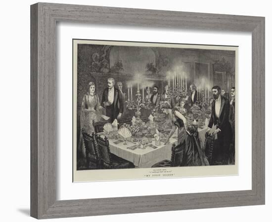 My First Season-Arthur Hopkins-Framed Giclee Print