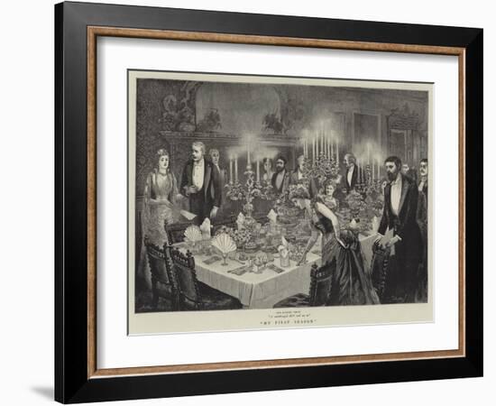 My First Season-Arthur Hopkins-Framed Giclee Print