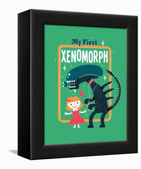 My First Xenomorph-Michael Buxton-Framed Stretched Canvas