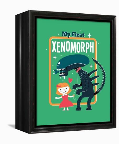 My First Xenomorph-Michael Buxton-Framed Stretched Canvas