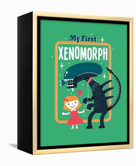 My First Xenomorph-Michael Buxton-Framed Stretched Canvas