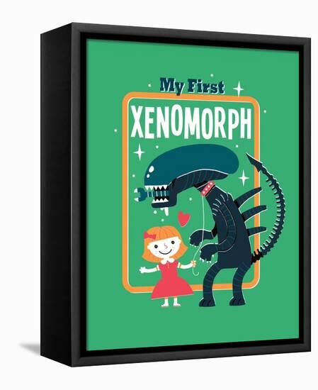 My First Xenomorph-Michael Buxton-Framed Stretched Canvas