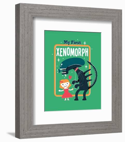 My First Xenomorph-Michael Buxton-Framed Premium Giclee Print