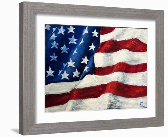 My Flag-Jodi Monahan-Framed Art Print