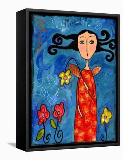 My Flower..-Wyanne-Framed Premier Image Canvas