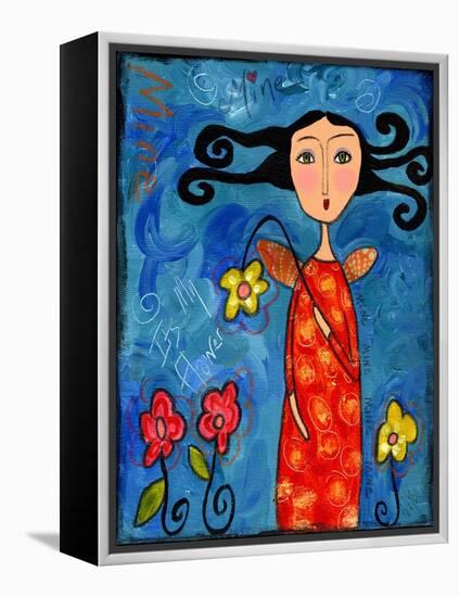 My Flower..-Wyanne-Framed Premier Image Canvas