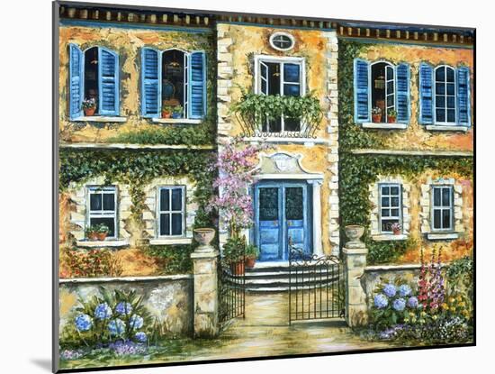 My French Villa-Marilyn Dunlap-Mounted Art Print