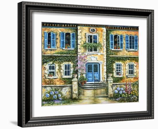 My French Villa-Marilyn Dunlap-Framed Art Print